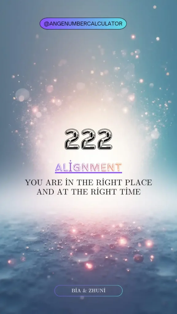 ANGEL NUMBER 222