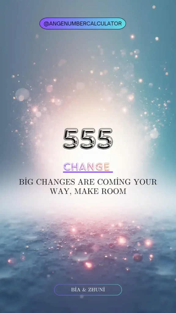 ANGEL NUMBER 555