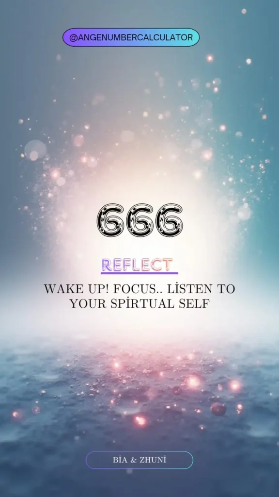 ANGEL NUMBER 666